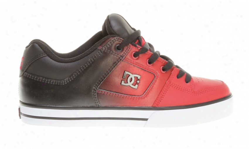 Dc Pure Se Skate Shoes True Red/blafk