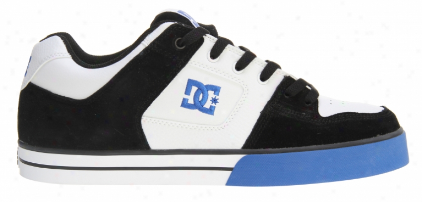 Dc Pure Skate Shoes Black/white/royal