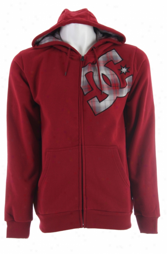 Dc Reaction Zip Hoodie Biking Red