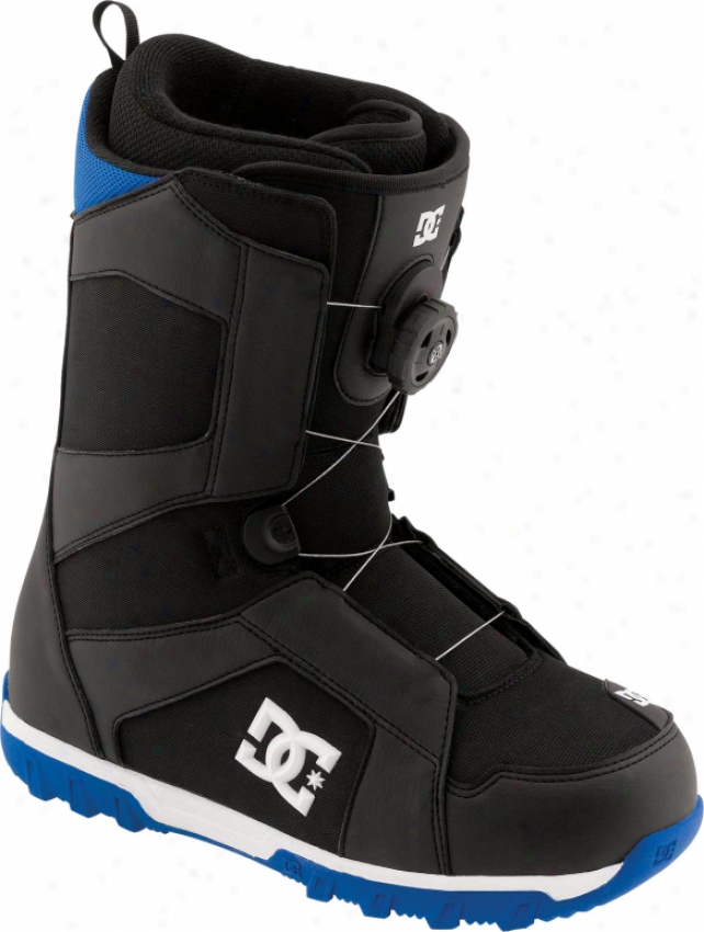 Dc Scout Boa Snowboard Boots Black/black/royal