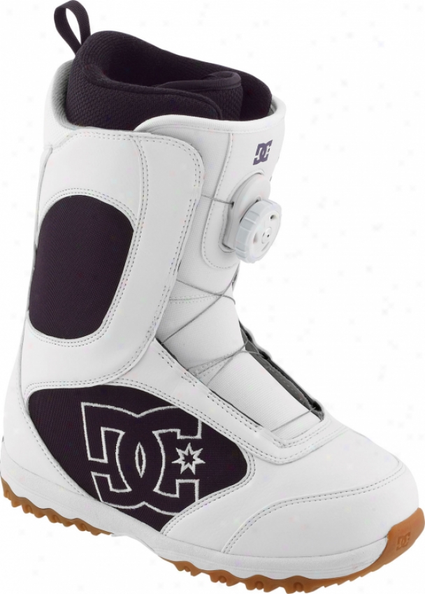 Dc Search Boa Snowboard Boots White/plum