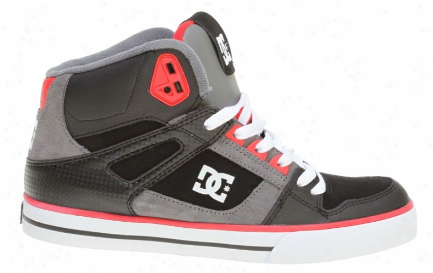 Dc Spartan Hi Wc Skate Shoes Black/athletic Red