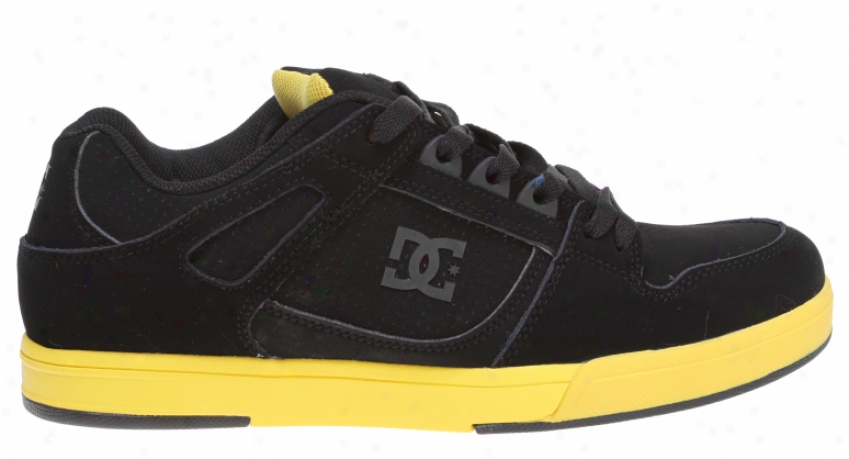 Dc Spartan Lite Skate Shoes Black/yellow