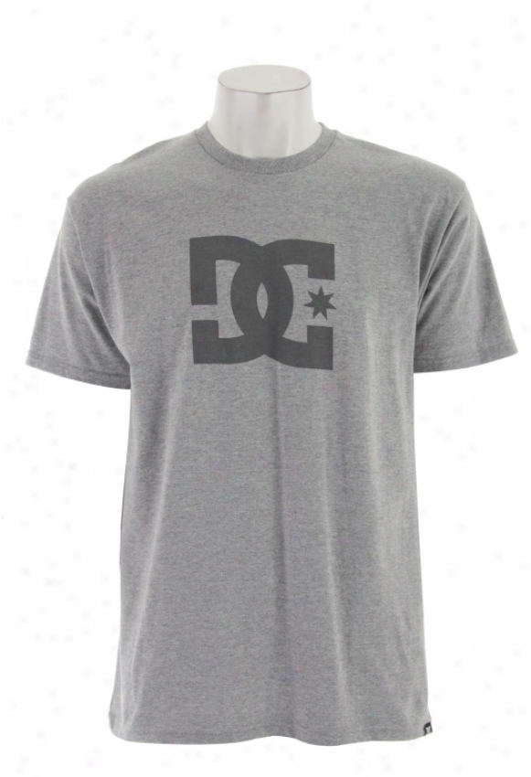 Dc Star S/s Standard T-shirt Heather Grey