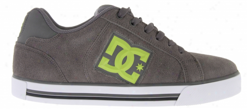 Dc Stock Skate Shoes Battleship/soft Lime