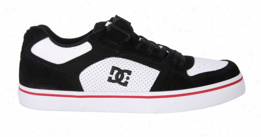 Dc Tribe Skate Shoes White/black/true Red