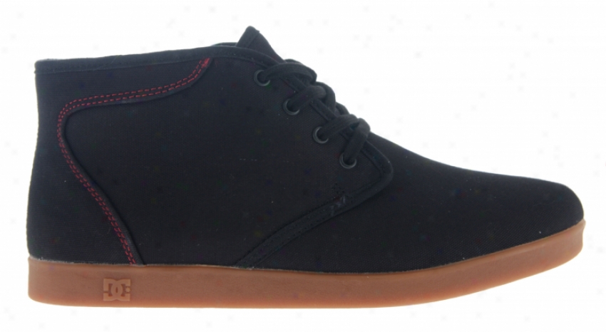 Dc Village Hi Tx Skate Shoes Black/true Red