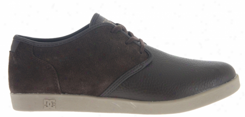 Dc Village Low Skate Shoes Dark Chocolate