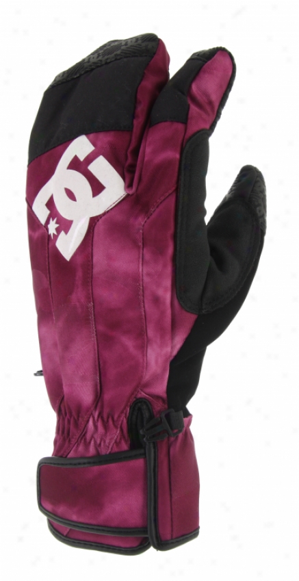 Dc Zoa Sbowboard Gloves Hand Dye Boysenberry