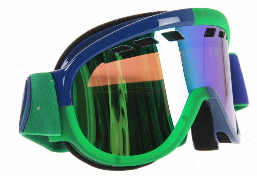 Dragon D1xt Snowboard Goggles Block Blue Green/green Ion Lens