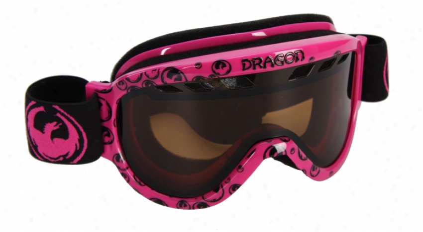 Dragon D1.xt Snowboard Goggles Scallop Icon Logo/jet Lens