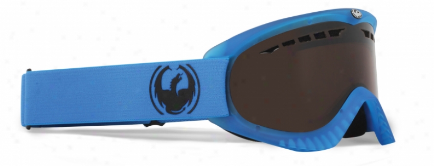 Dragon Dx Snowboard Goggles Matte Sapphire Blue/eclipse Lenz