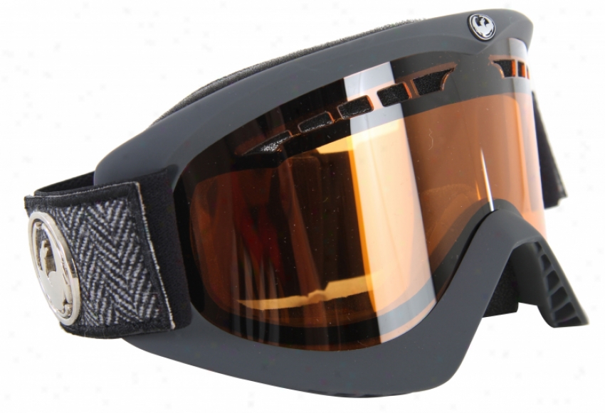 Dragon Dx Snowboard Goggles Nil/amber/herringbone