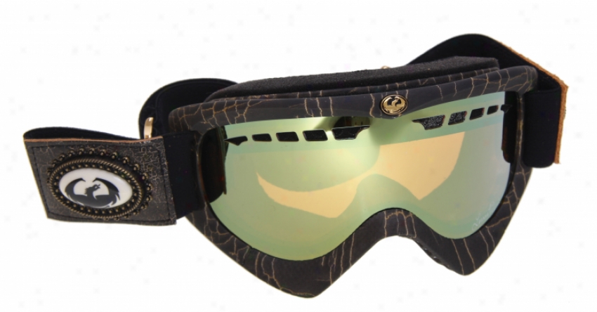 Dragon Dxs Snowboard Goggles Leanne Pelosi/gold Ionized Lens