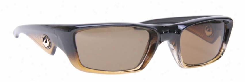 Dragon Rev Sungiasses Black/tan Fade/bronze Lens