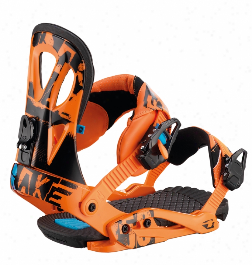 Drake Fifty Snowboard Bindings Orange