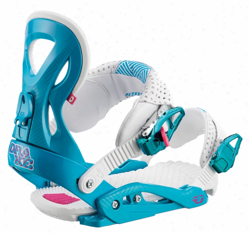 Drake Jade Snowboard Bindings Blue