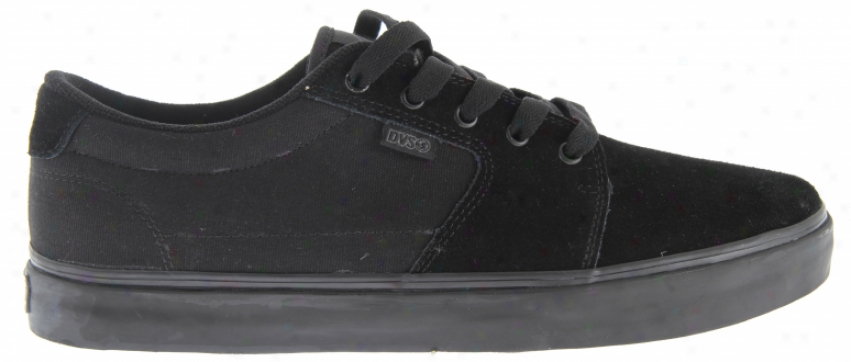 Dvs Convict Skate Shoes Black Suede