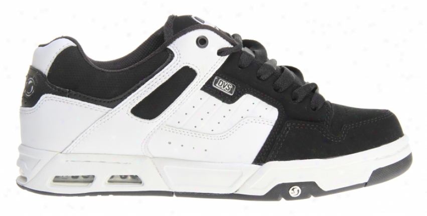 Dvs Enduro Heir Skate Shoes Black/white Leather