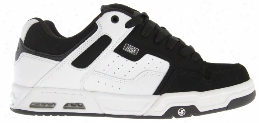 Dvs Enduro Skate ShoesW hite Plaid Leather