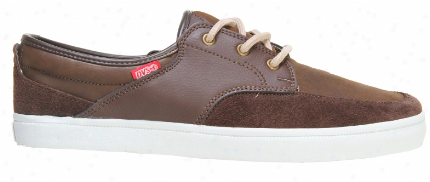 Dvs Landmark Skate Shoes Chocolate Leather