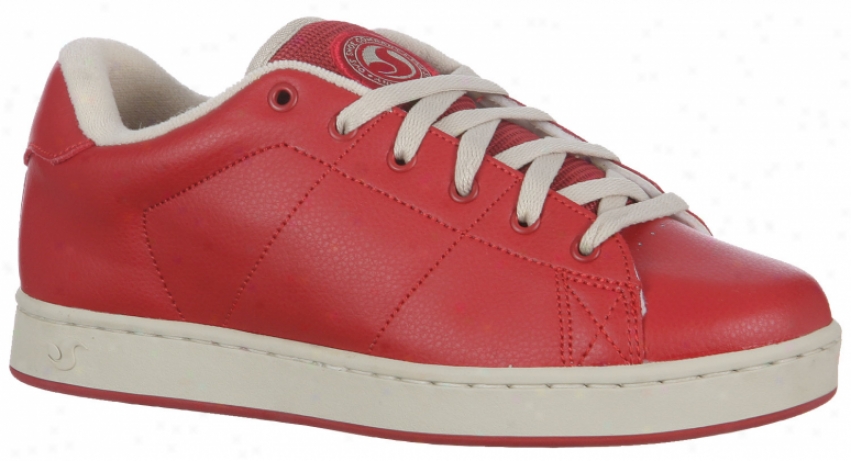 Dvs Revival Skate Shoes Red