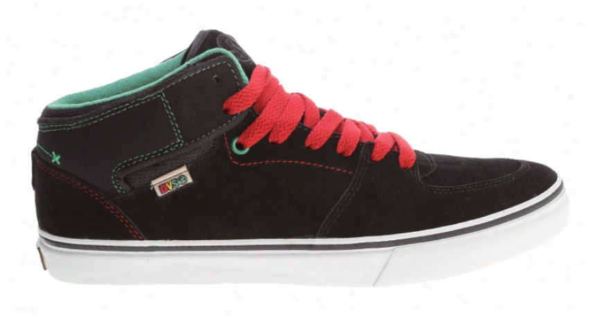 Dvs Torey Skate Shoes Black Rasta Suede