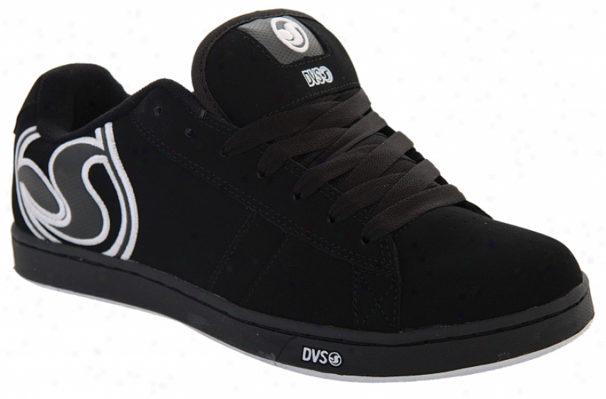 Dvs Vendetta Skate Shoes Black Leather