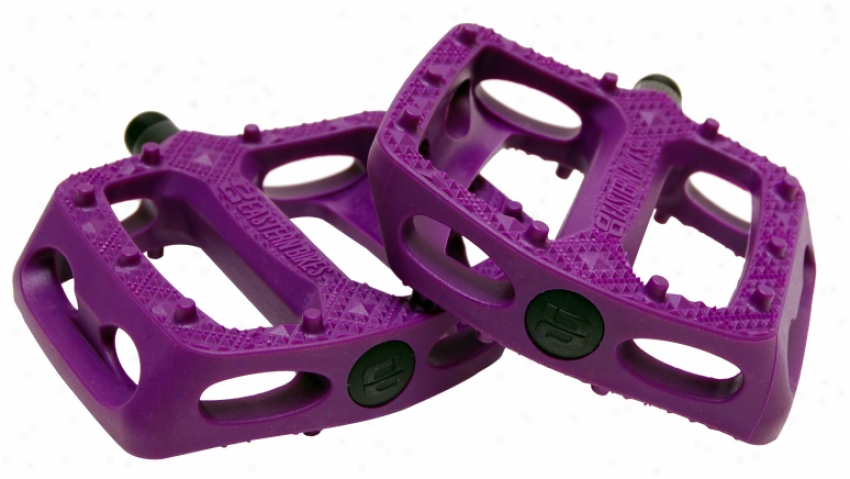 Eastern Crown Plastic Bike Pedal Opaque Purple