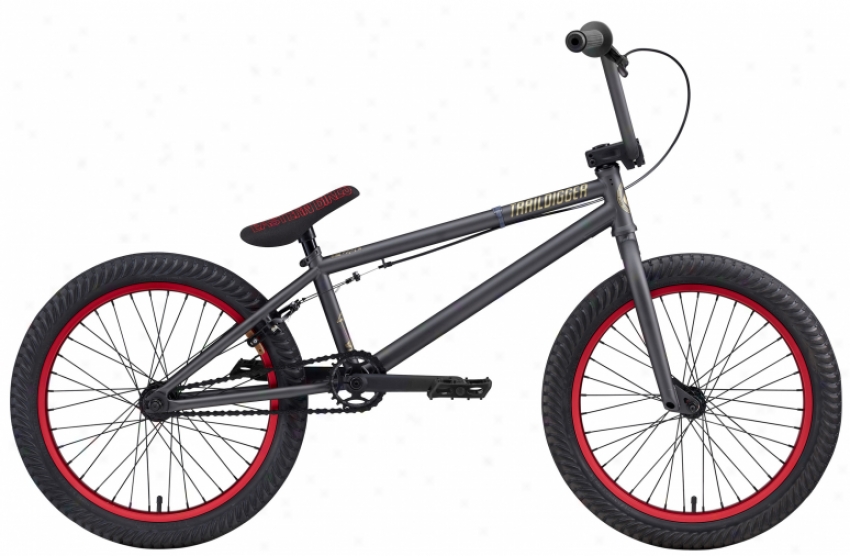 Eastern Traildigger Bmx Bike Matte Graphite W/ Red 20&quot;