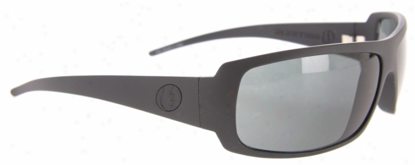 Electric Charge Sunglasses Matte Black/grey Lens