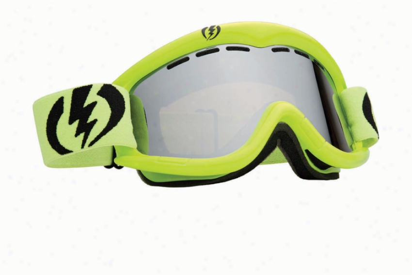 Electric Eg1 Snowboard Goggles Lime Bronze/silver Chrome Lens