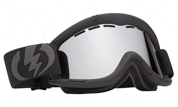 Electric Eg1 Snowboard Goggles Matte Black Bronze/silver Chrome Lens