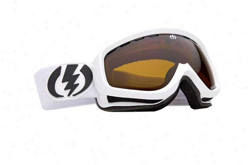 Electriv Eg1k Snowboard Goggles Gloss White Bronze Lens