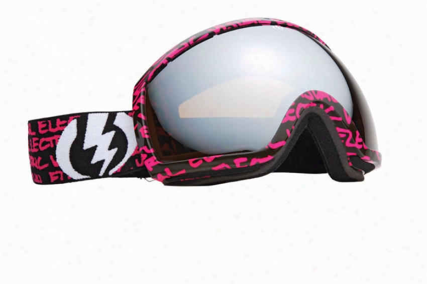 Electric Eg2 Snowboar Goggles Purple Script Bronze/silver Chrome Lens