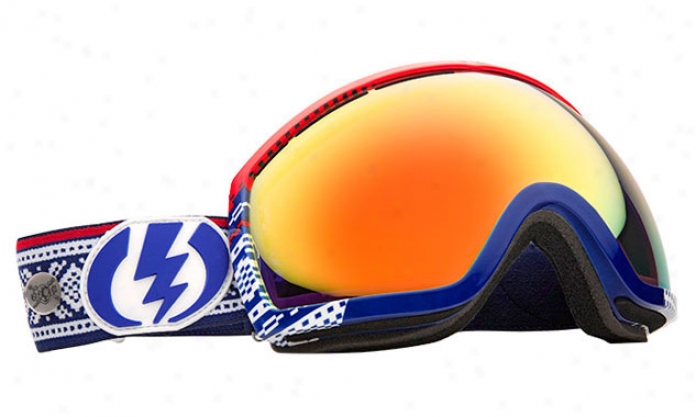 Electric Eg2 Snowboard Goggles Rids Andreas Wiig/bronze/red Chrome Lens