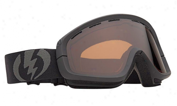 Electric Egb Snowboard Goggles Matte Black Bronze Lens