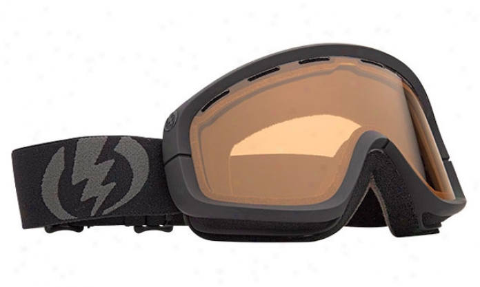 Electric Egb Snowboard Goggles Matte Black/orange Lens