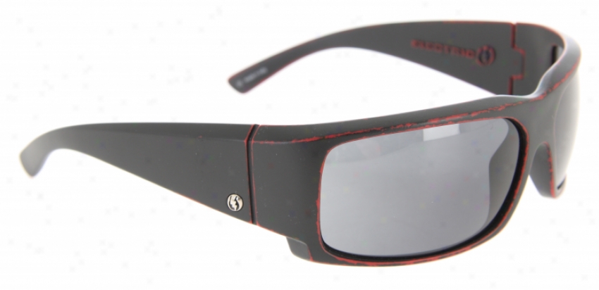 Electric Hoy Inc Sunglasses Blasted Red/grey Lsns