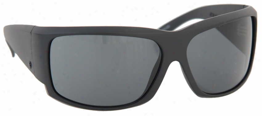 Lightning-like Hoy Sunglasses Black Matte/grey Lens