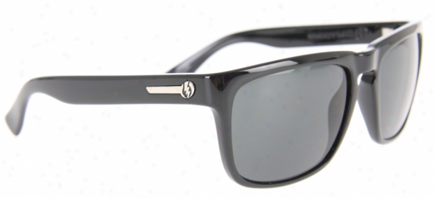 Electric Knosville Sunglasses Gloss Black/grey Lens