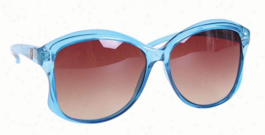 Electric Romantic Sunglasses Aqua/brown Gradient Lens