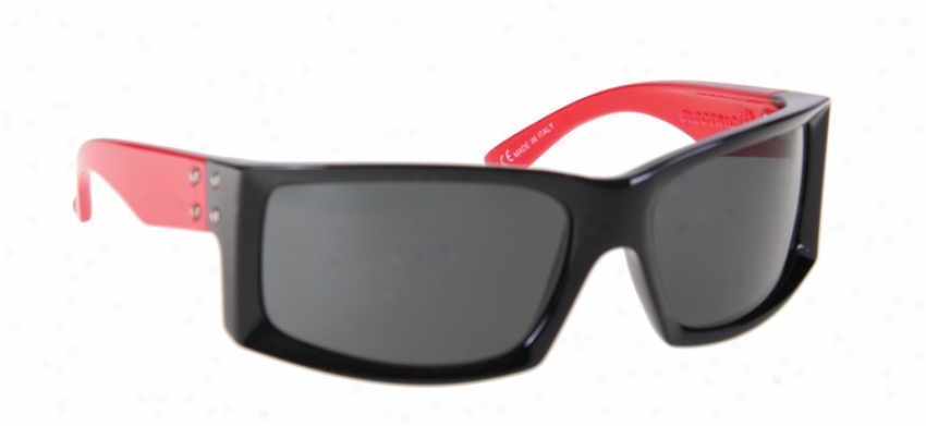 Electric Vhf Sunglasses Black N Red/grey