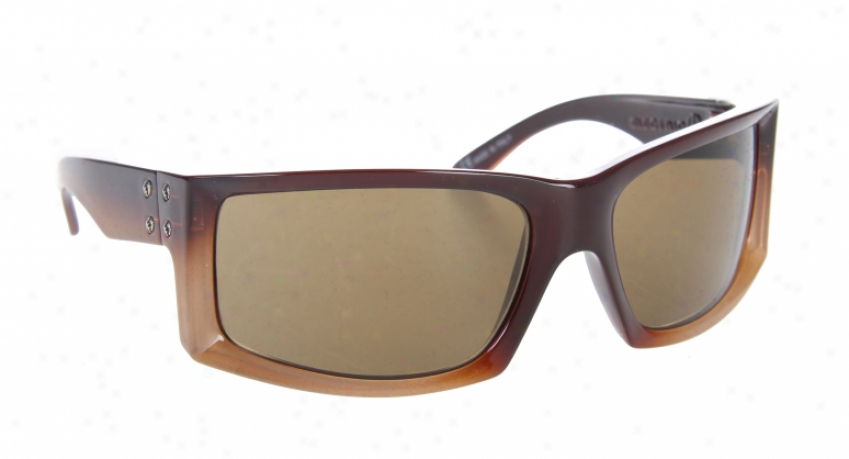 Electric Vhf Sunglasses Black N Tan/bronze Lens