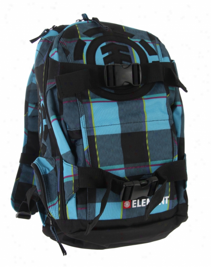 Element Moha\/e Camp Fire Backapck Turquoise Plaid