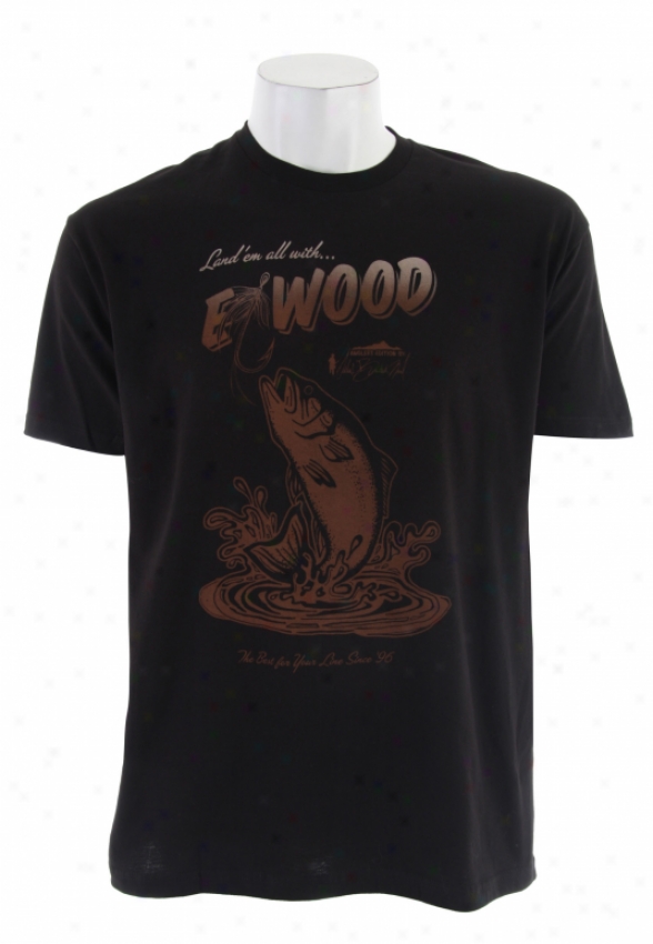 Elwood Silas Fisherman T-shirt Black