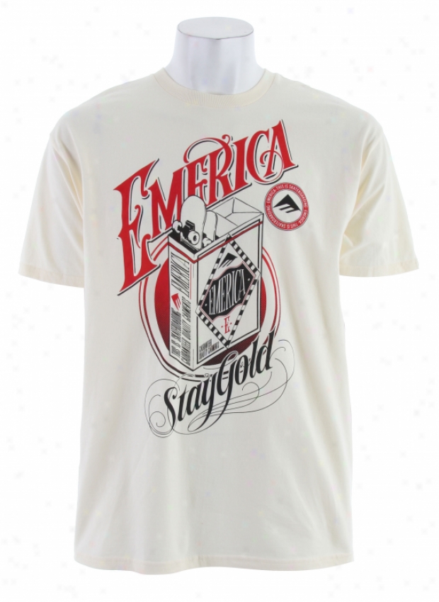 Emerica Addicted T-shirt Natural