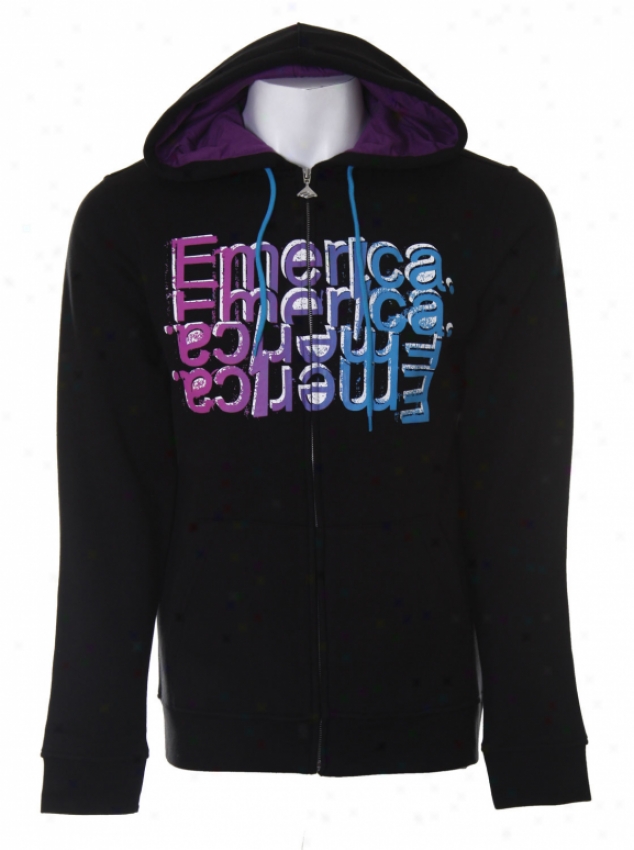 Emerica Simon Zip Hoodie Black