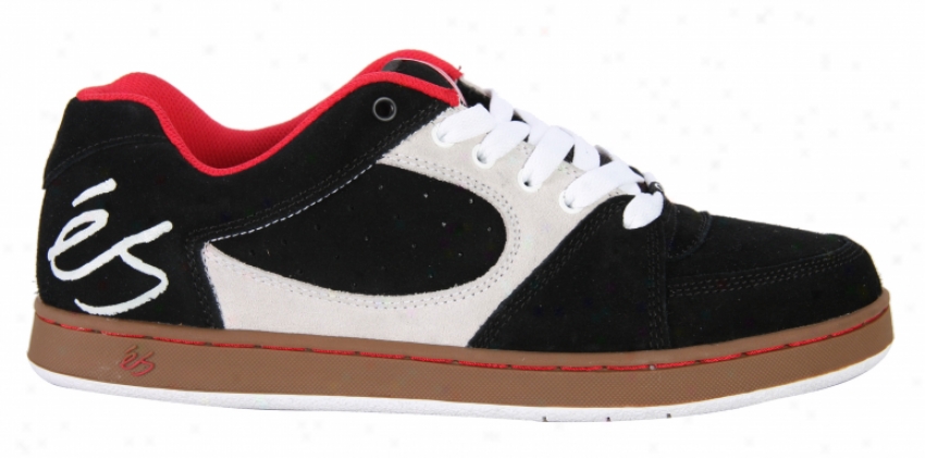 Es Accel Tt Shoes Black/white/gum