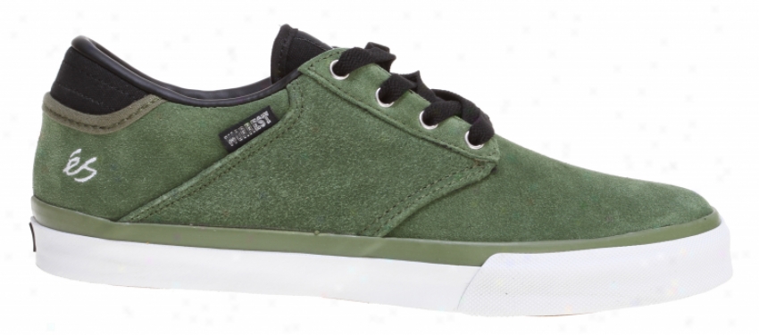 Es Edgar Skate Shoes Green/black/white